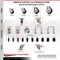 Service Caster 4 Inch 316SS Black Poly Swivel 1 Inch Expanding Stem Caster Set Lock Brake SCC-SS316TTLEX20S414-PPUB-BLK-1-4 - alternate 3